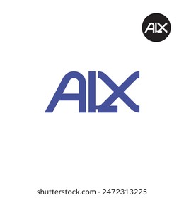 ALX Logo Letter Monogram Design Initials