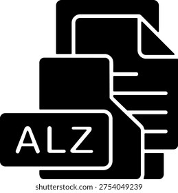 ALZ File Format Folder Icon Design Symbol