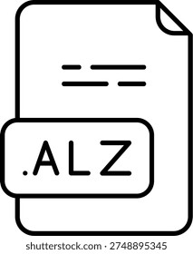 ALZ Illustration vector Icon Design