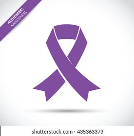 alzheimer cancer awareness ribbon