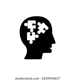 alzheimer concept line icon. Simple element illustration.alzheimer concept outline symbol design.