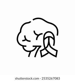 alzheimer disease icon sign vector