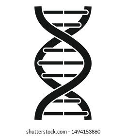 Icono de la enfermedad de Alzheimer dna. Icono del vector de la enfermedad del dna alzheimer para el diseño web aislado en fondo blanco