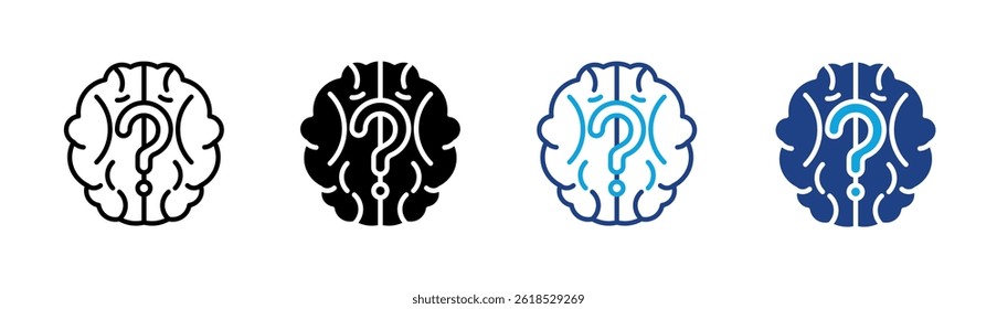 Alzheimer Icon Element For Design