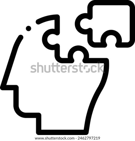 alzheimer icon. Thin Linear Style Design Isolated On White Background