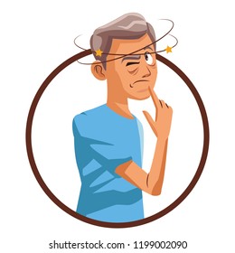 Alzheimer old man
