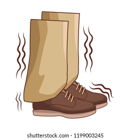 Alzheimer shaking legs