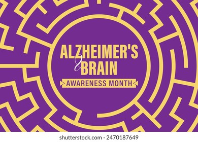 Alzheimer's and Brain awareness month is observed every year in June.