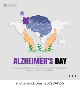 Alzheimer's Day, observed on September 21st, raises awareness about Alzheimer's disease and dementia.