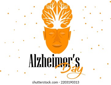 Alzheimers Day. Vector illustration on the theme of World Alzheimer's day observed each year on September 21st across the globe.