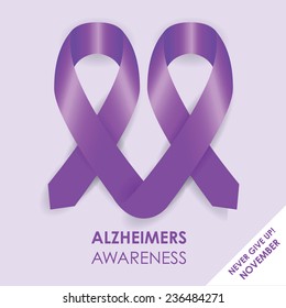 Alzheimers Ribbon Stock Vector (Royalty Free) 236484271 | Shutterstock