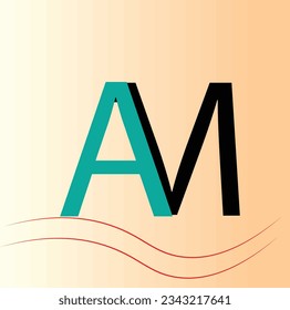 A,,,M latter logo, professional reative and attrative logos. High quality ustom logo.