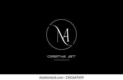 AM, MA, A, M abstrakte Buchstaben Logo-Monogramm