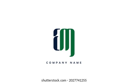 AM, MA Alphabets Letters Logo Monogram
