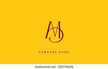 AM, MA Alphabets Lettres Logo Monogramme