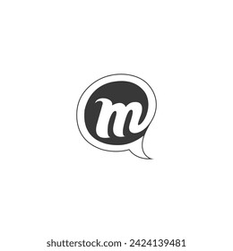 AM, MA, A AND M Abstract initial monogram letter alphabet logo design