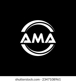 AMA Logo Design, Inspiration for a Unique Identity. Modern Elegance and Creative Design. Watermark Your Success with the Striking this Logo.