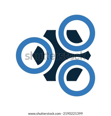 Amalgam, combine, concur icon. Simple editable vector illustration.