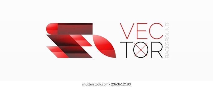 Amalgamation of geometric forms on minimalist abstract canvas, providing versatility and visual allure for digital designs, presentations, website banners, social media posts