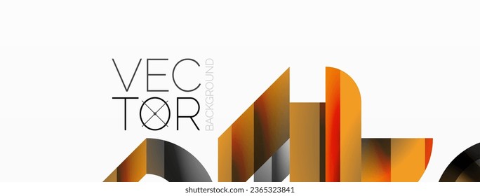 Amalgamation of geometric forms on minimalist abstract canvas, providing versatility and visual allure for digital designs, presentations, website banners, social media posts