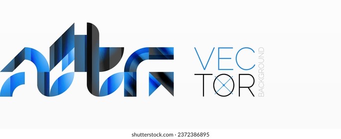 Amalgamation of geometric forms on minimalist abstract canvas, providing versatility and visual allure for digital designs, presentations, website banners, social media posts
