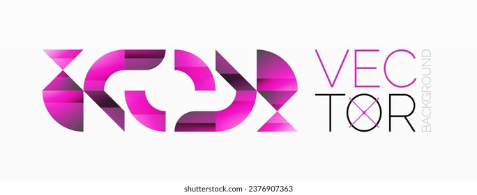 Amalgamation of geometric forms on minimalist abstract canvas, providing versatility and visual allure for digital designs, presentations, website banners, social media posts