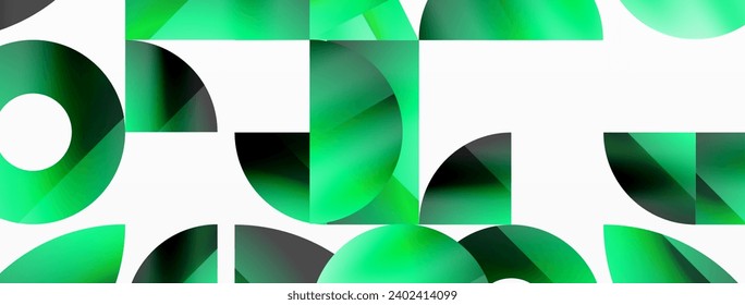 Amalgamation of geometric forms on minimalist abstract canvas, providing versatility and visual allure for digital designs, presentations, website banners, social media posts
