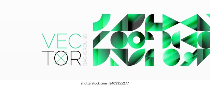 Amalgamation of geometric forms on minimalist abstract canvas, providing versatility and visual allure for digital designs, presentations, website banners, social media posts