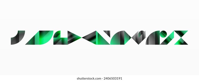 Amalgamation of geometric forms on minimalist abstract canvas, providing versatility and visual allure for digital designs, presentations, website banners, social media posts