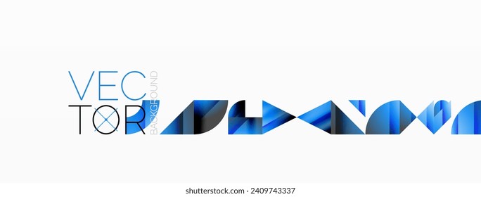 Amalgamation of geometric forms on minimalist abstract canvas, providing versatility and visual allure for digital designs, presentations, website banners, social media posts