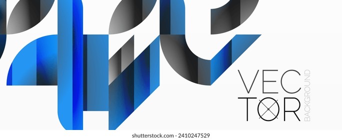 Amalgamation of geometric forms on minimalist abstract canvas, providing versatility and visual allure for digital designs, presentations, website banners, social media posts