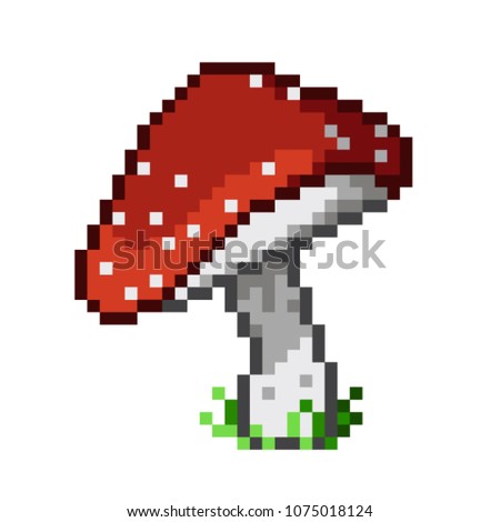 Mushroom Pixel Art - All Mushroom Info