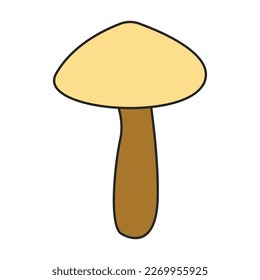 Amanita vector icon. Color vector icon isolated on white background amanita.