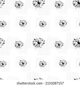 Amaryllis flower Hippeastrum seamless pattern background