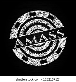 Amass chalk emblem