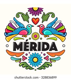 MÃ©rida Amate Heart Print - Illustration