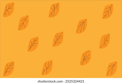 amateur autumn leaf theme background
