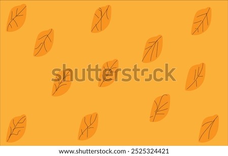 amateur autumn leaf theme background