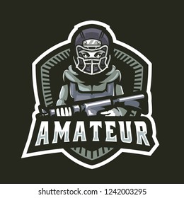 Amateur Gaming E Sport Logo
