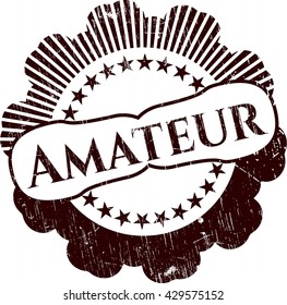 Amateur rubber texture