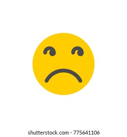 amaze emoticon flat style