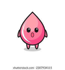 la asombrosa expresión de la caricatura de jugo de fresa, diseño de estilo lindo para camiseta, pegatina, elemento logo