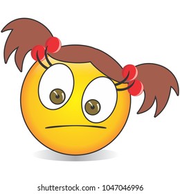 Amazed Grin Isolated Emoji Vector