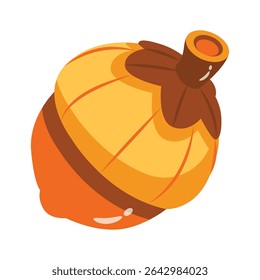 Um incrível ícone 2d mostrando uma bolota
