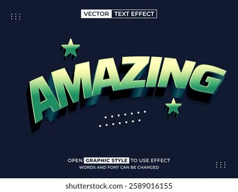 amazing 3d text effect, font effect, 3d font for title