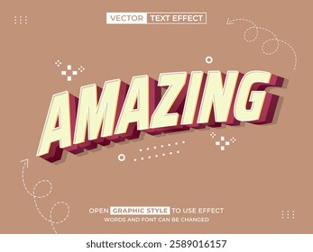 amazing 3d text effect, font effect, 3d font for title