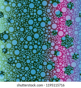 Amazing abstract background multicolor circle splash.