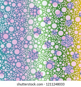 Amazing abstract background multicolor circle splash.