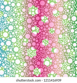 Amazing abstract background multicolor circle splash.