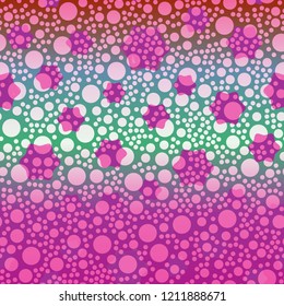 Amazing abstract background multicolor circle splash.
